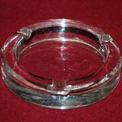 "Glass Ash Tray -313-004 - Click here to View more details about this Product